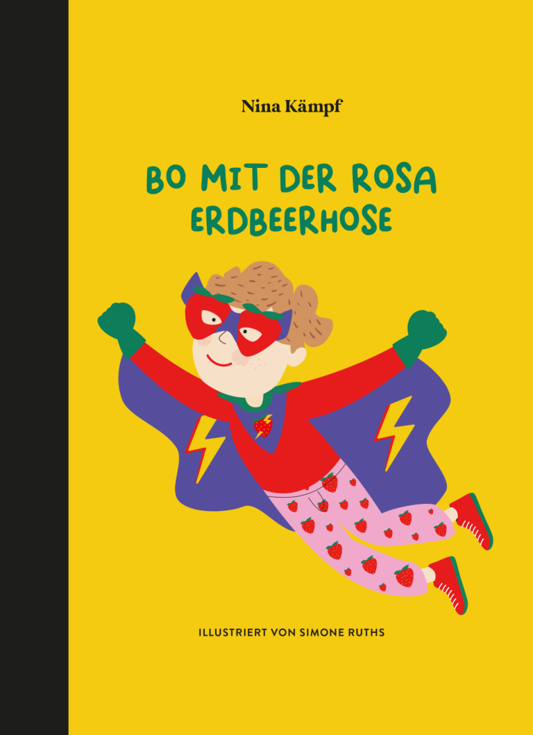 Bo mit der rosa Erdbeerhose von Nina Kämpf