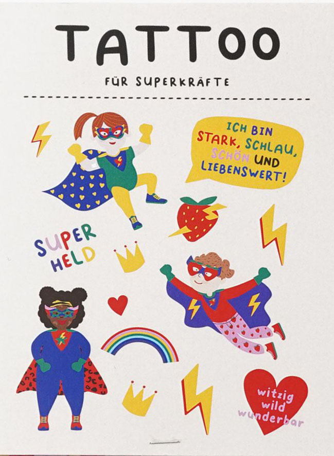 Kindertattoos von Nina Kämpf