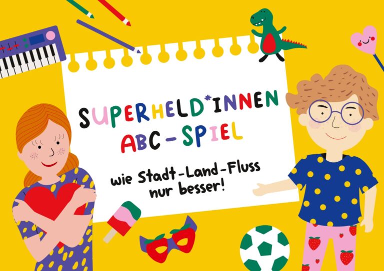 Superheld*innen ABC-Spiel von Nina Kämpf