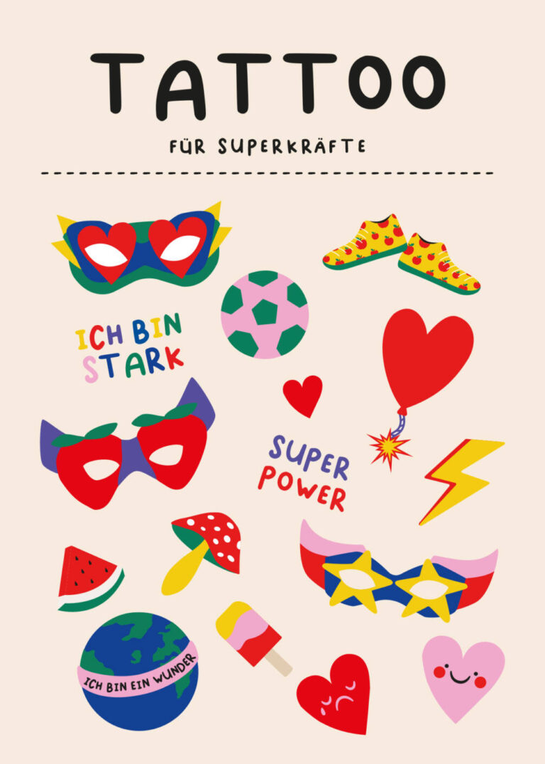 Kindertattoos von Nina Kämpf